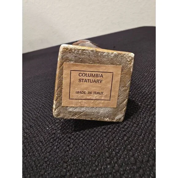 Vintage Saint Anthony Chalkware Statue w/ Child Jesus - Columbia Statuary ITALY - Picture 8 of 9